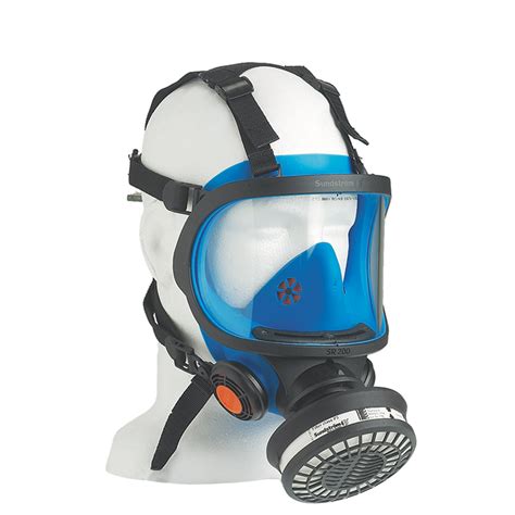 SR200 Full Face Mask Respirator with Glass visor » Abrasive Sand ...