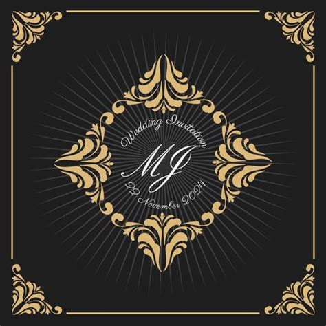 Vintage Luxury Monogram Logo Template 262643 Vector Art at Vecteezy