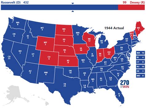 Presidential Election of 1944 - 270toWin