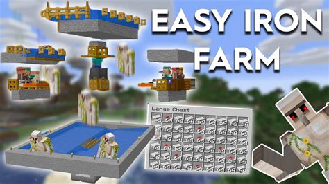 Simple Iron Farm Schematics