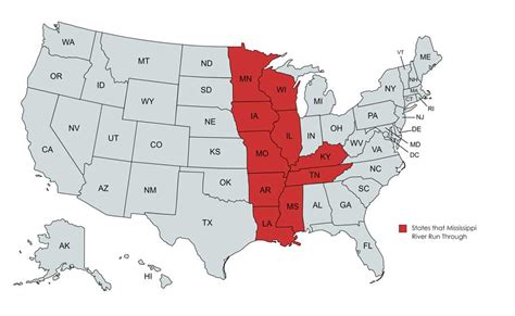 What States Does The Mississippi River Run Through? - What States