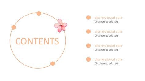 Floral Powerpoint Template Pink Pastel Powerpoint Wedding Planner ...