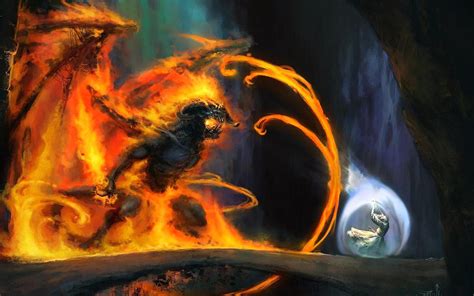 Gandalf vs Balrog by Skal0man on DeviantArt