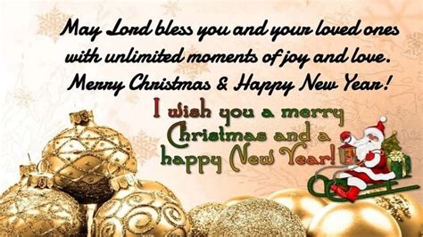 Merry Christmas and Happy New Year Wishes | Merry christmas wishes ...