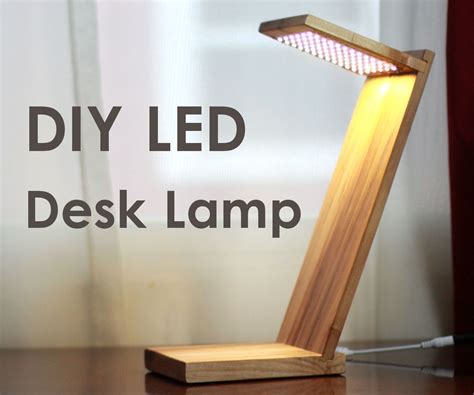 DIY LED Desk Lamp W/ Strip Lights | Led desk lamp, Led diy, Diy lamp