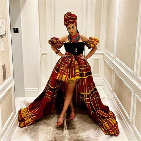 Pearl Thusi In Her ‘African Style’ Halloween Dress by Queen E ...