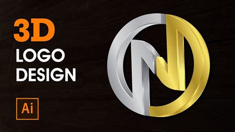 3D Logo Design in Adobe Illustrator | How to 3D Logo Design in ...