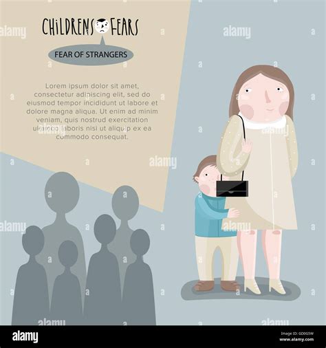 Childrens fears. Vector illustration Stock Vector Image & Art - Alamy