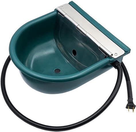 Junniu Horse Water Bowl Heater Heated Waterer Trough Automatic Watering ...