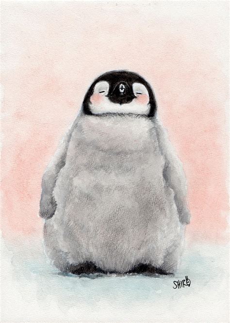 Fluffy Baby Penguin by Shirobaboon on DeviantArt