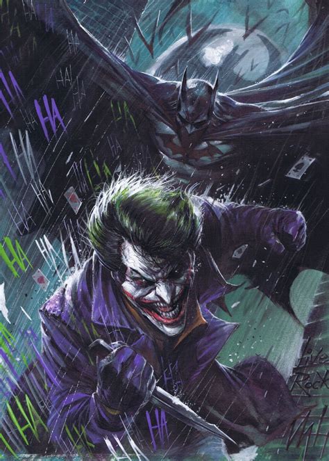 Batman and the Joker by Francesco Mattina | Batman cómic, Batman vs ...