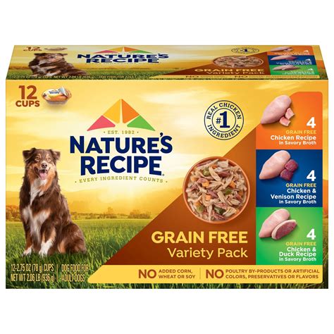 NATURE'S RECIPE Original Grain-Free Variety Pack Wet Dog Food Customer ...