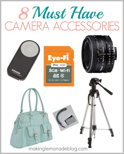 Top 8 Must-Haves for your DSLR Camera - Making Lemonade