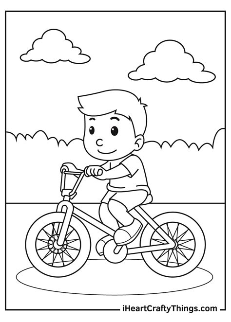 Coloring Pages Bikes