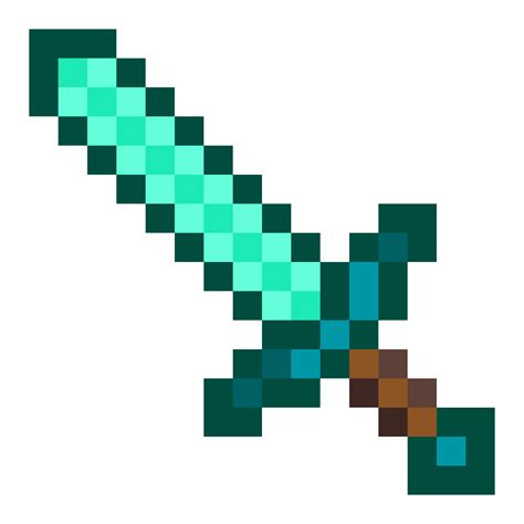 Minecraft Stone Sword Pixel Art Png Download Minecraft