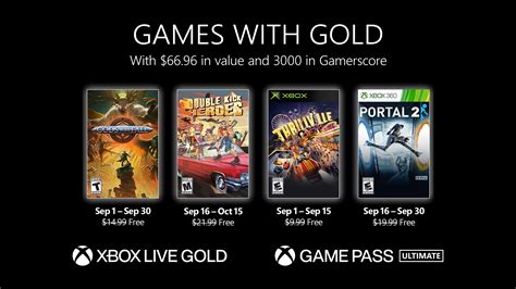 New Games with Gold for September 2022 - Xbox Wire