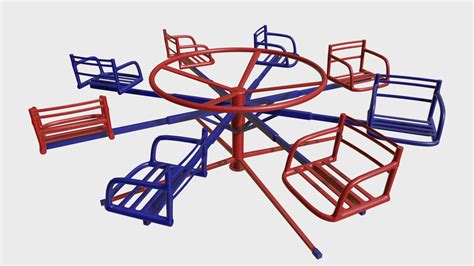 Vintage playground merry-go-round 2 - Buy Royalty Free 3D model by FM ...