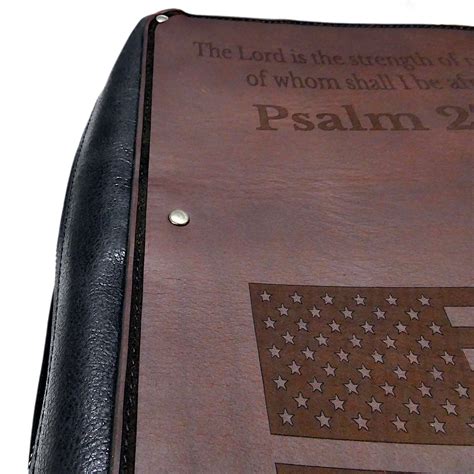 DESIGN YOUR OWN Leather BIBLE Cover with Zipper- Classic Fit UPGRADED ...