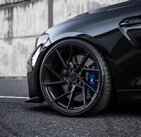 BMW F87 M2 black Bmw Wheels, Black Wheels, Wheels And Tires, Top Luxury ...