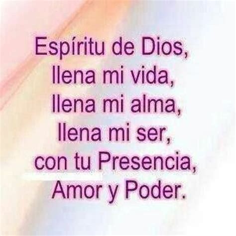 Espiritu de Dios Llena mi Vida