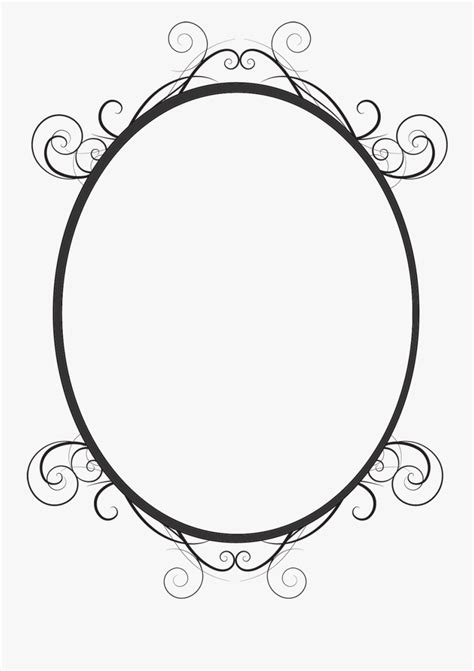 Black Oval Frame Png , Free Transparent Clipart - ClipartKey