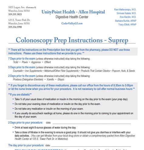 How to prepare for your colonoscopy | Cedar Valley Gastroenterology