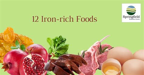 12 Foods for Fighting Iron-deficiency Anemia - Dr Maran - Springfield ...