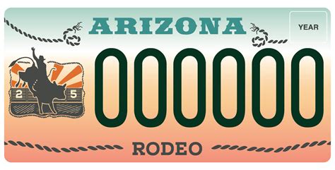 Arizona Rodeo debuts new specialty license plate | Department of ...