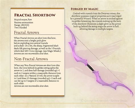 D&d 5e homebrew bows