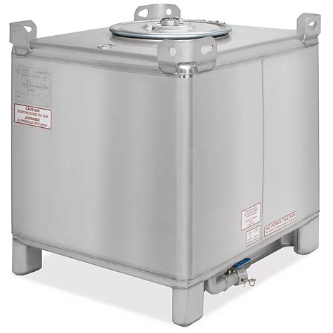 Stainless Steel IBC Tank - 350 Gallon H-8669 - Uline