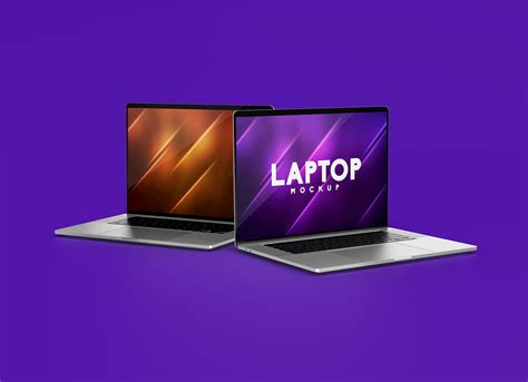 Free Grey Laptop Mockup PSD Set - Good Mockups