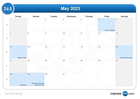 May 2023 Calendar 2022 - April Calendar 2022