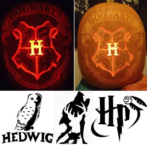 60 Free Harry Potter Pumpkin Stencils for an Amazing Halloween