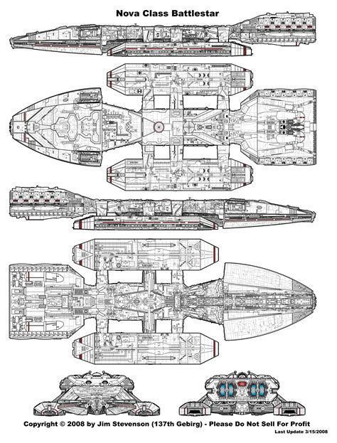 Explore the Original Battlestar Galactica Ship Blueprints