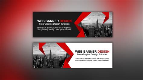 Web Banner AD Design Tutorial Photoshop CC YouTube | ADVERTISING