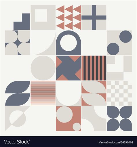 Abstract square pattern design Royalty Free Vector Image