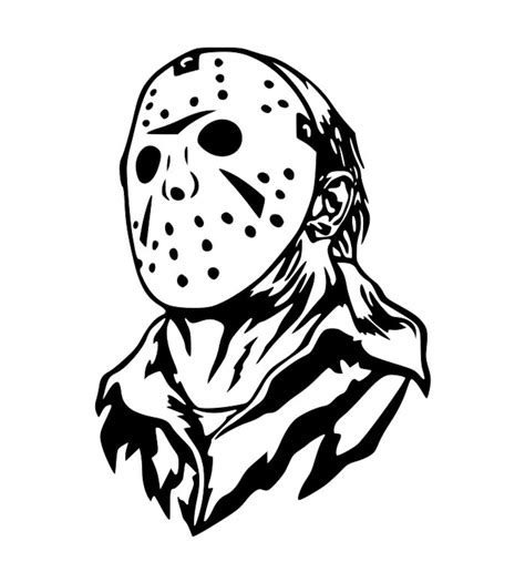 Jason Voorhees Halloween SVG for Craft Machines Cricut Cameo - Etsy ...