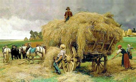 autumn harvest painting - Google Search | Farm art, Farm paintings ...