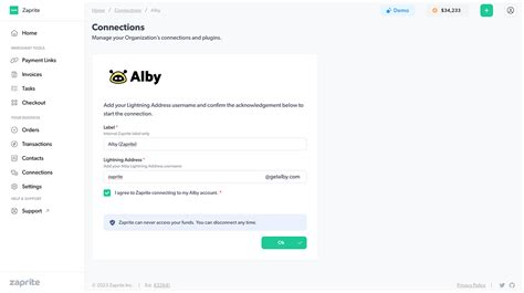 How To Connect Your Alby Wallet - Zaprite