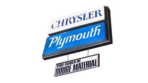 Chrysler Plymouth Dealership Double-Sided Light-Up 103x72 | K11 | Indy 2019