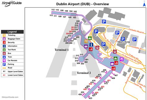 Map Of Dublin Airport - Zip Code Map