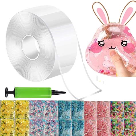 amousa Nano Tape Bubble Kit, Double Sided Tape Plastic Bubble, Super ...