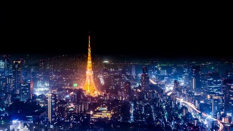 Tokyo Skyline at night 4K Wallpaper / Desktop Background | Flickr