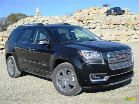 2015 Carbon Black Metallic GMC Acadia Denali AWD #98502934 Photo #34 ...