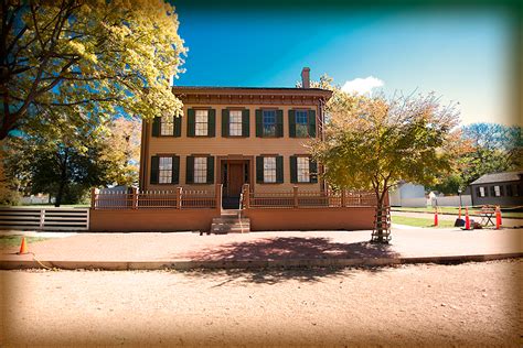 The Home of Abraham Lincoln in Springfield, Illinois