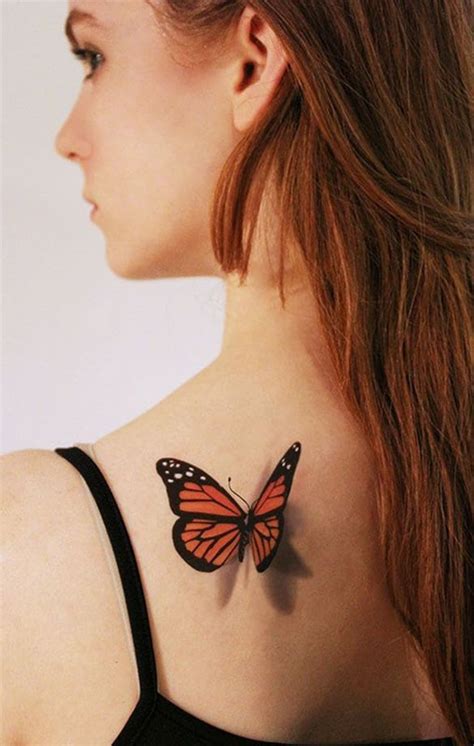 24+ Inspiring 3D Butterfly Tattoos Designs | Butterfly tattoos images ...