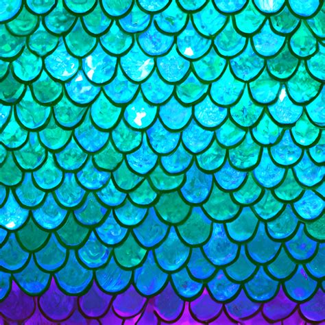 Mermaid Scales Glitter Background · Creative Fabrica