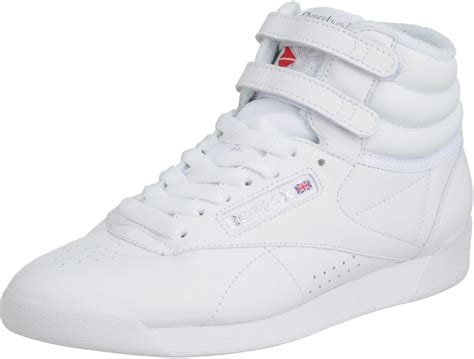 Reebok Freestyle Hi, Women's Hi-Top Sneakers, White (Int White/Silver ...