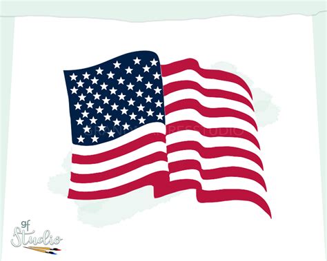 American Flag SVG Flag Cut File 4th of July Patriotic Flag - Etsy Israel