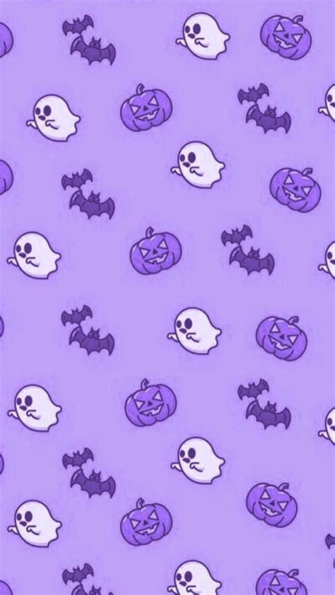 Download Purple Halloween Background | Wallpapers.com